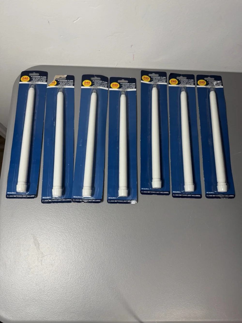 Luminessence SevenFlameless LED Taper Candles,10-1/2” **USA SELLER*FAST SHIPPING